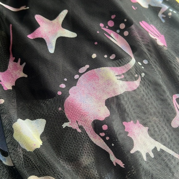 Torrid Disney The Little Mermaid Midi Mesh T Shirt Dress - Picture 6 of 12